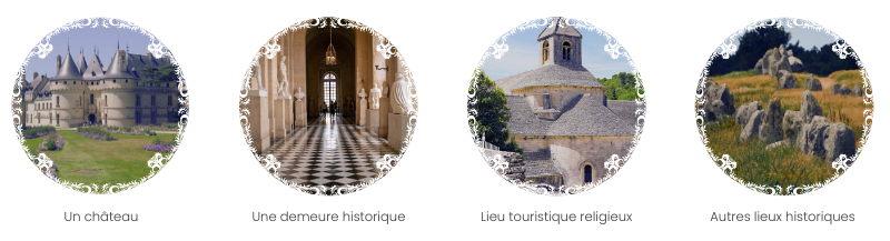 Château connecté demeure historique ou lieux touristique religieux